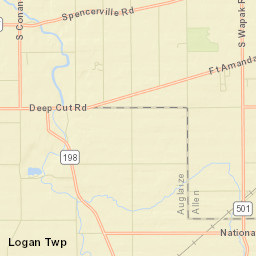 Oakview Ohio Street Map