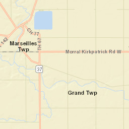 Marseilles Ohio Street Map