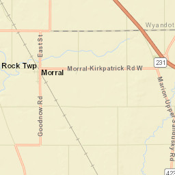 Morral Ohio Street Map