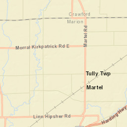 Martel Ohio Street Map