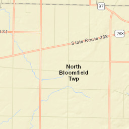 Blooming Grove Ohio Street Map