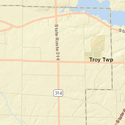 Steam Corners Ohio Street Map