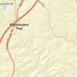 Little Washington Ohio Street Map