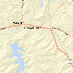 Sandy Hills Estates Ohio Street Map