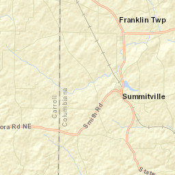 Summitville Ohio Street Map