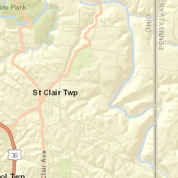 Sprucevale Ohio Street Map