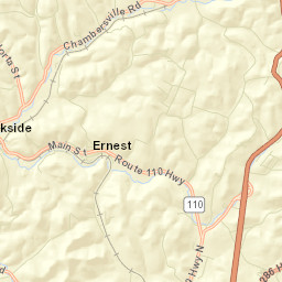4505 Chambersville Road, Creekside, PA  Street Map