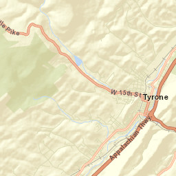 Tyrone Street Map