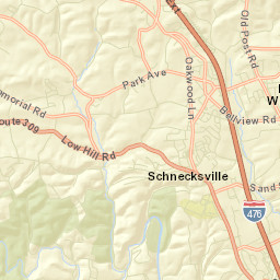 Schnecksville Street Map