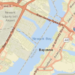 Bayonne Street Map