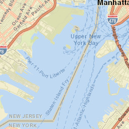 Red Hook Houses New York Street Map