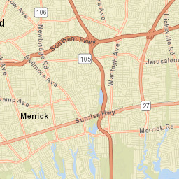 Wantagh New York Street Map