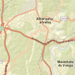 Albergaria-a-Velha Street Map
