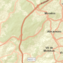 Abraveses Street Map