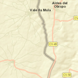 Aldea del Obispo Street Map
