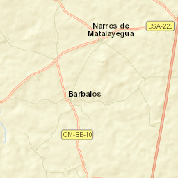 Narros de Matalayegua Street Map