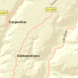 Caspueñas Street Map