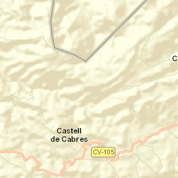 Castell de Cabres Street Map
