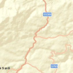Alà dei Sardi Street Map