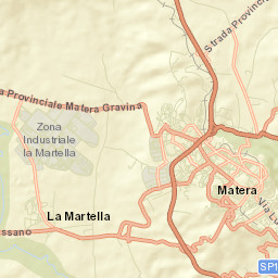 La Martella Street Map