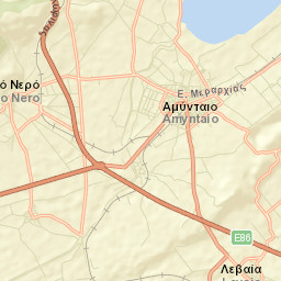 Xinó Neró Street Map