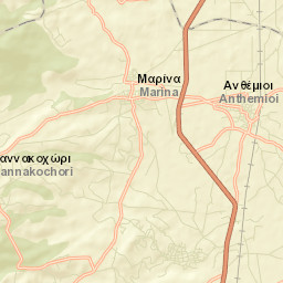 Marína Street Map