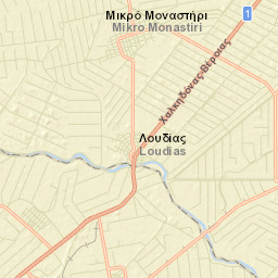 Mikró Monastíri Street Map