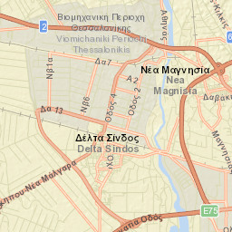 Síndos Street Map