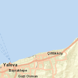 Yalova Street Map