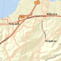 Altınova Street Map