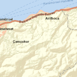 Ulaşlı Street Map