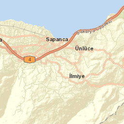 Sapanca Street Map