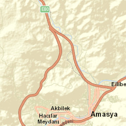 Amasya Street Map