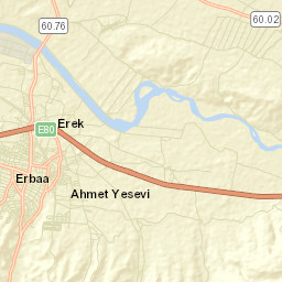Erbaa Street Map