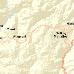 Gölköy İlçesi Street Map