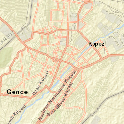 Ganja Street Map