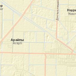 Myrzakent Street Map