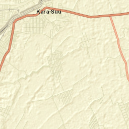 Kara Suu Street Map
