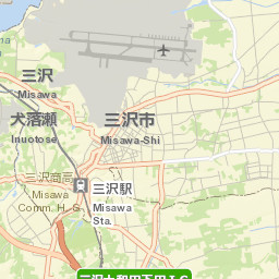 Misawa Street Map