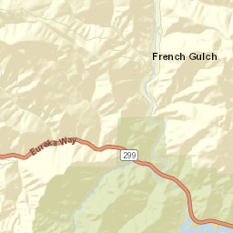 Eureka Way, Whiskeytown National Recreation Area, French Gulc Street Map