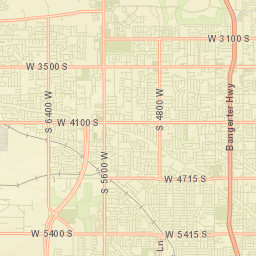 4270 S 4000 W West Valley City Utah Street Map