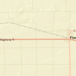 Fleming Colorado Street Map