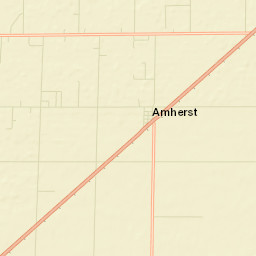 Amherst Colorado Street Map