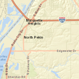 North Pekin Street Map