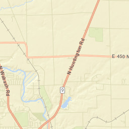 2801-3499 North Wabash Road, Marion, IN Street Map