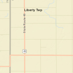 Chattanooga Ohio Street Map