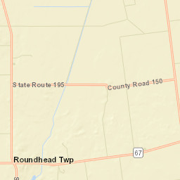 Walton Ohio Street Map