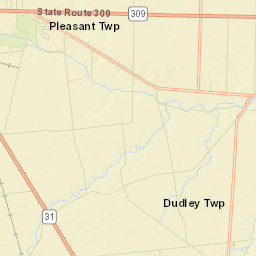 Pfeiffer Ohio Street Map