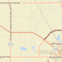 Ruth Ohio Street Map
