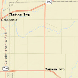 Denmark Ohio Street Map